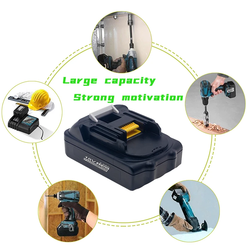 Аккумулятор для Makita 18 в 2000 Ач литиевая батарея сменная LXT400 BL1815 BL1830 BL1850 мАч - купить