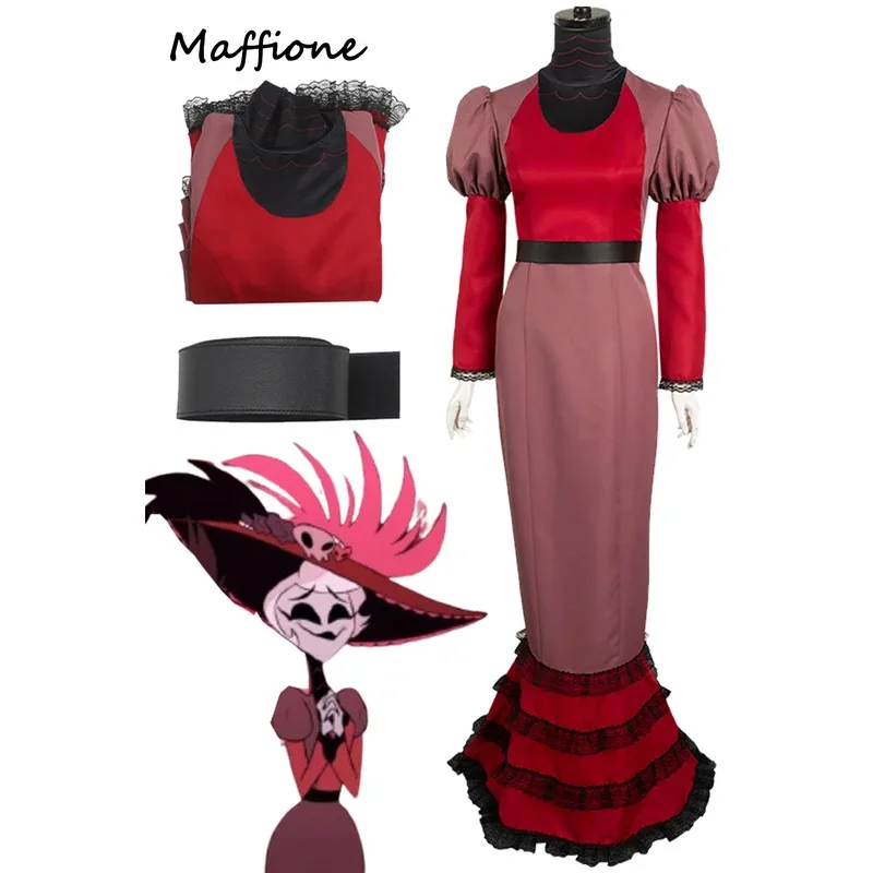 Женский костюм для косплея Rosie с рисунком из мультфильма опасбин отеля женский