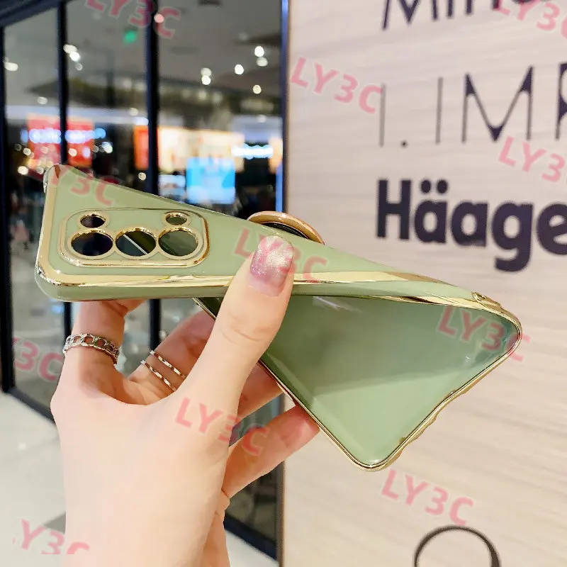 Кольцевой держатель для OPPO Reno 5 LITE 5Z Чехол 2 Z 2z 2F 4 4G PRO Гальванизированный