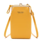 Модные женские сумки для телефона, Дамский кошелек на плечо, маленькая сумка-мессенджер через плечо, кошелек для мобильного телефона, Женский держатель для карт из искусственной кожи