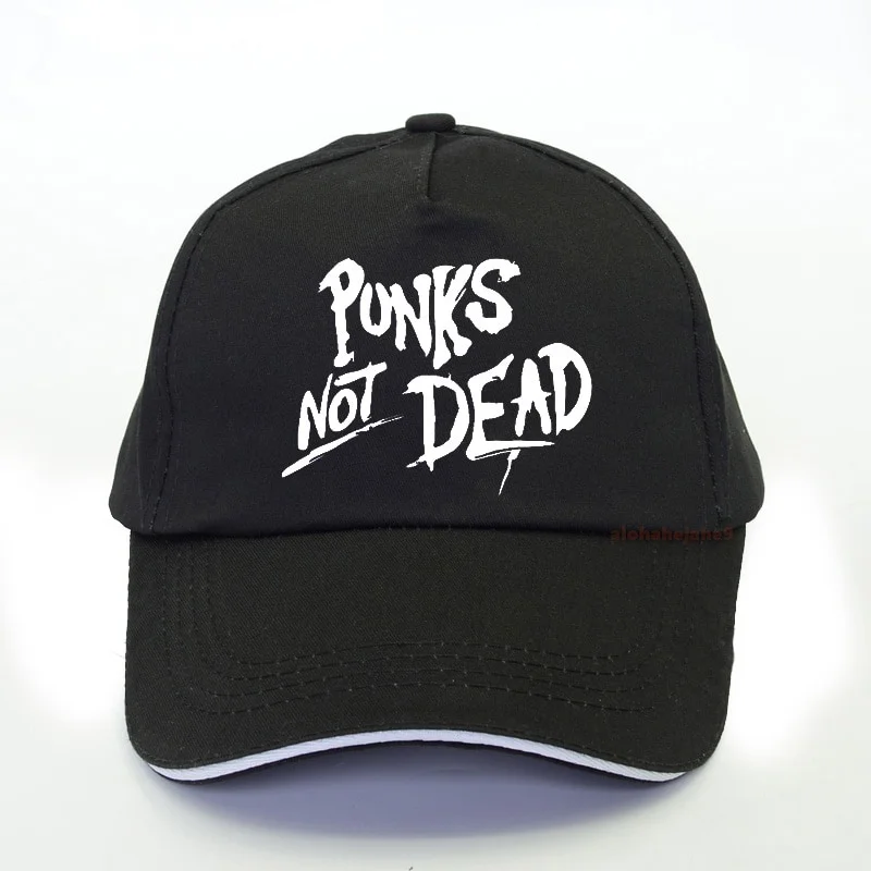 

Мужская бейсболка в стиле панк-анархии, Мужская кепка с надписью «Punks not Dead», женская модная кепка-тракер для отдыха, модель Rock бейсболка, шля...