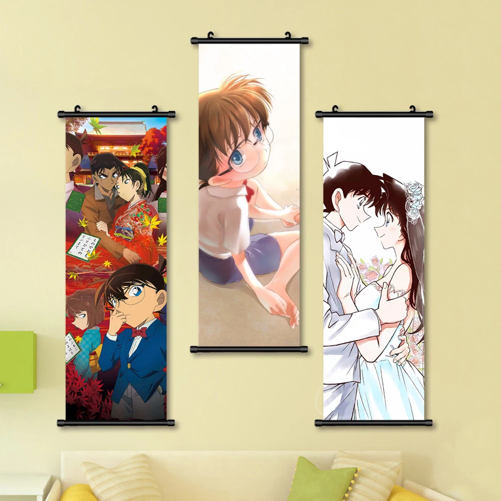 

Conan Home Decoration Anime Wall Art Haibara Ai Painting Plastic Hanging Rachel Moore Scrolls Janpan Canvas Print Picture Poster