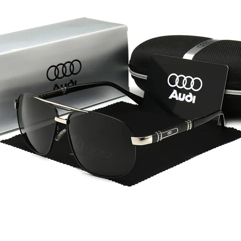 Для Audi A4 A6 A8 Q5 Q7 высококачественные роскошные мужские поляризованные солнцезащитные очки для вождения, брендовые Роскошные антибликовые очки для вождения для мужчин и женщин