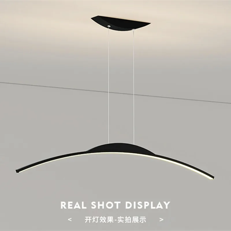 

Светильник для столовой, Простой Длинный осветительный прибор для офиса, бара, кафе