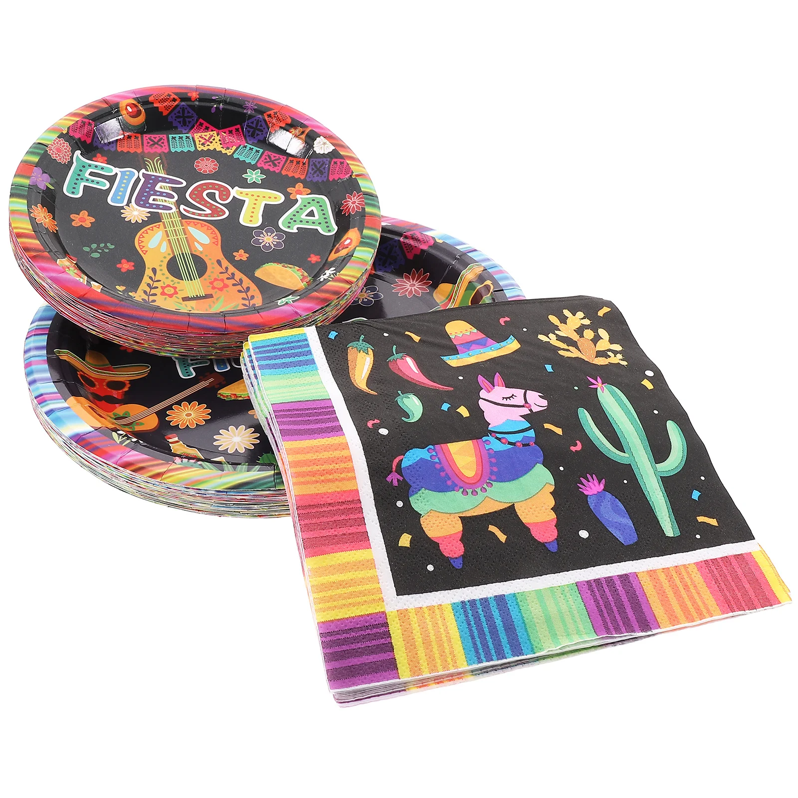 

Party Supply Wedding Decorations Ceremony Cinco Mayo Supplies Mexican Disposable Paper Plate Napkin Dinner