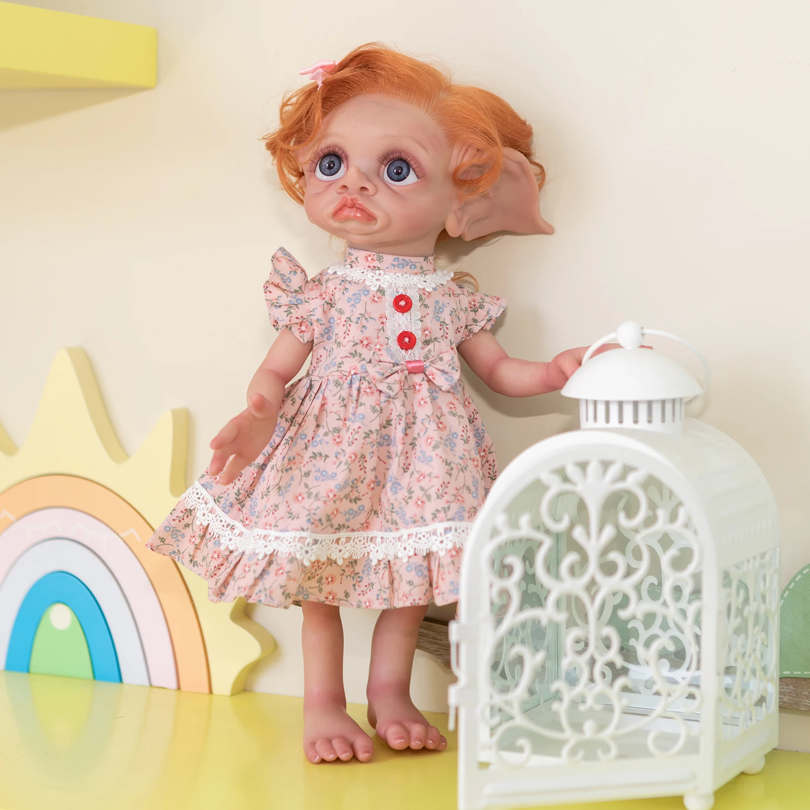 40CM Reborn Fairy Elf Already Painted Finished Doll Full Bod