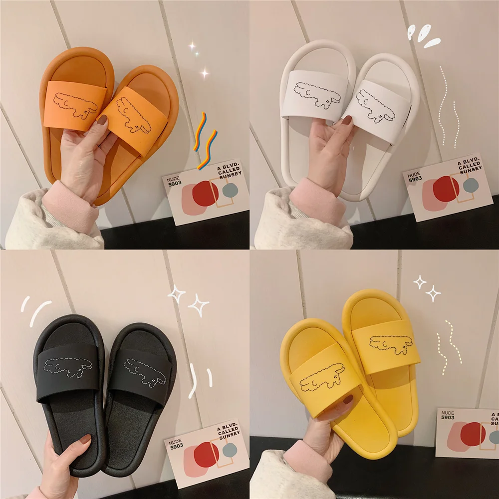 Women's Slippers Summer 2023 Indoors And Outdoors Woman's Antiskid Bathroom Bathing, Flat Bottom Home Sandals 4021 Free Shipping
