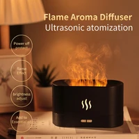 new flame air humidifier ultrasonic usb fire humidifier simulation flame aroma diffuser essential oil diffuser room fragrance