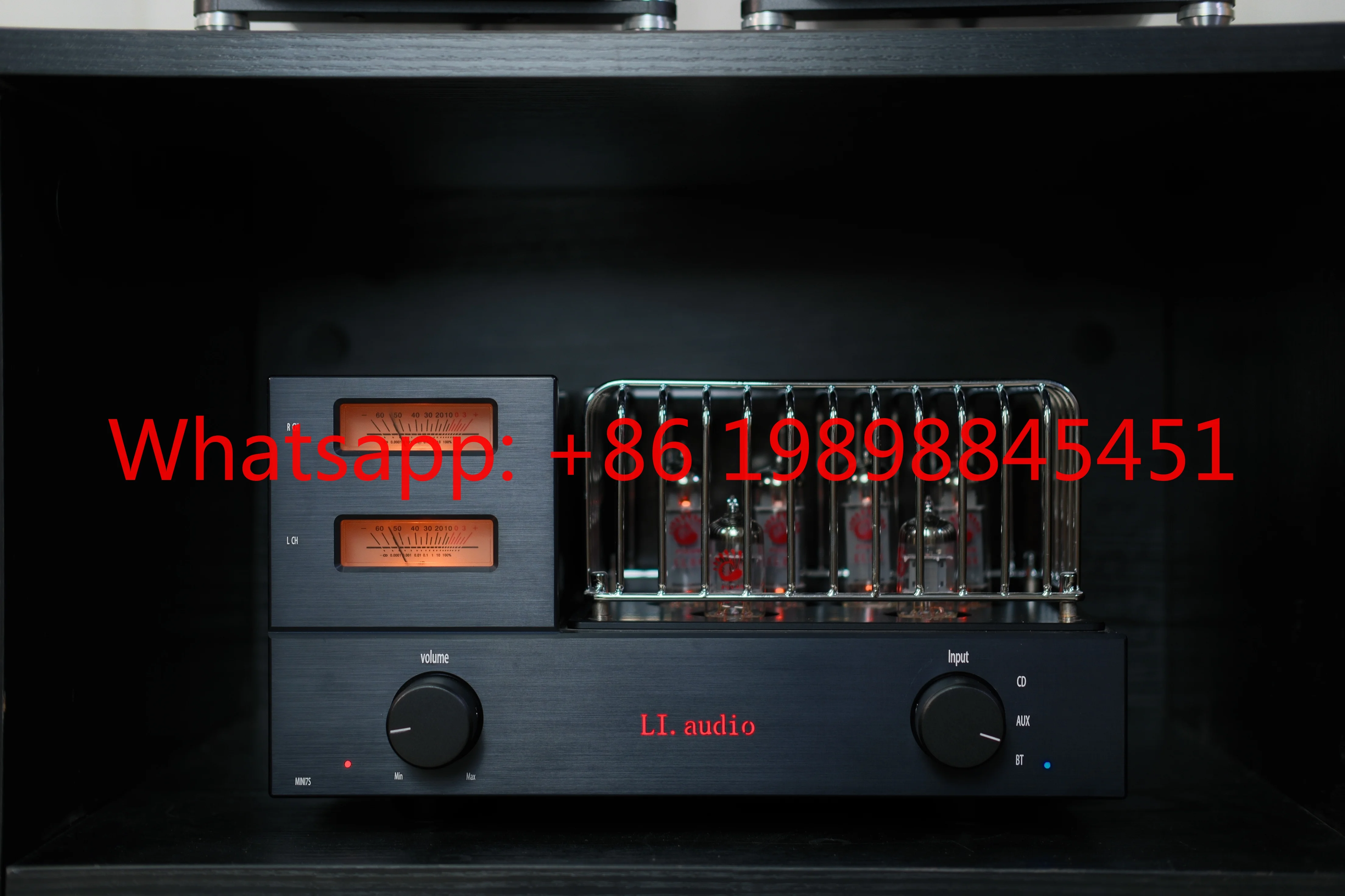 Фото Ламповый усилитель MINI 7 HiFi, 12 Вт*2, стерео, EL84 12AX7, класс А, ультралинейный, профессиональное аудиооборудование №2