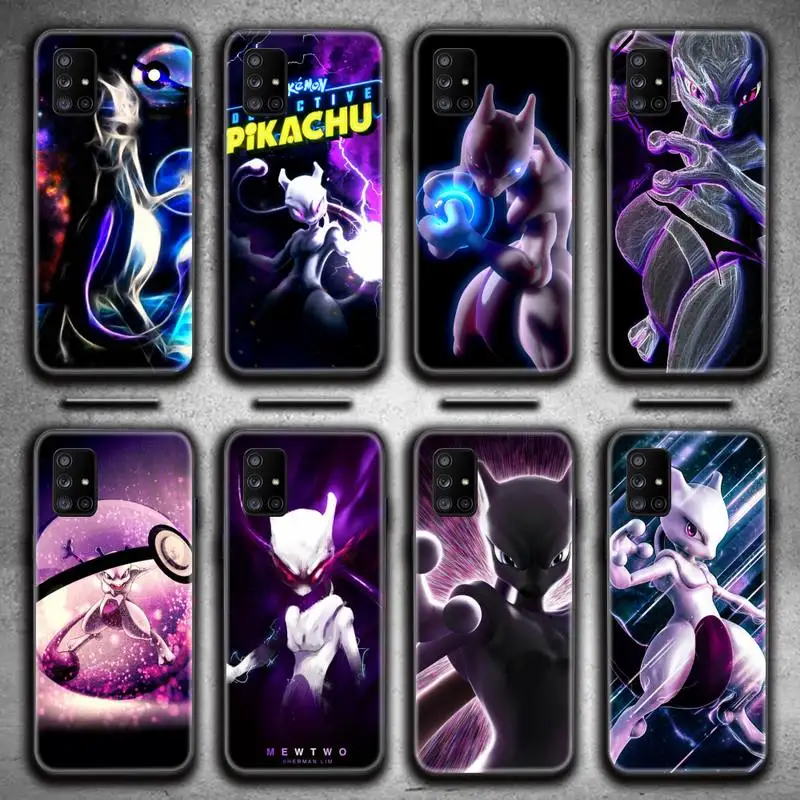 

Pokémon Mewtwo Phone Case For Samsung Galaxy A52 A21S A02S A12 A31 A81 A10 A30 A32 A50 A80 A71 A51 5G