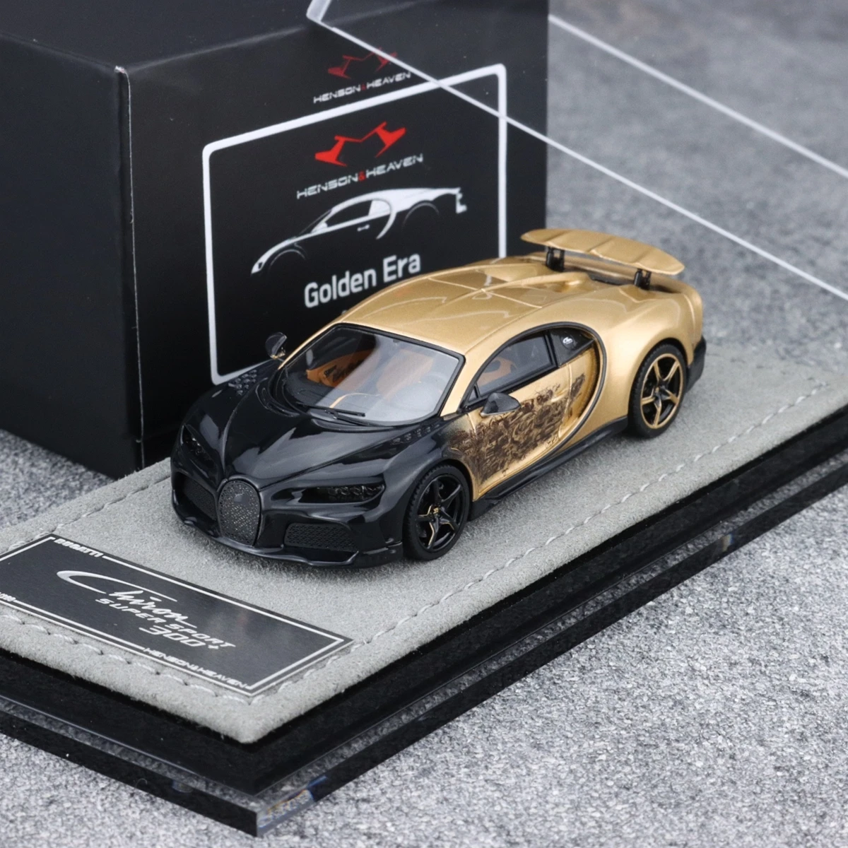 HH 1:64 Chiron Super Sport литая под давлением модель автомобиля из смолы коллекционные