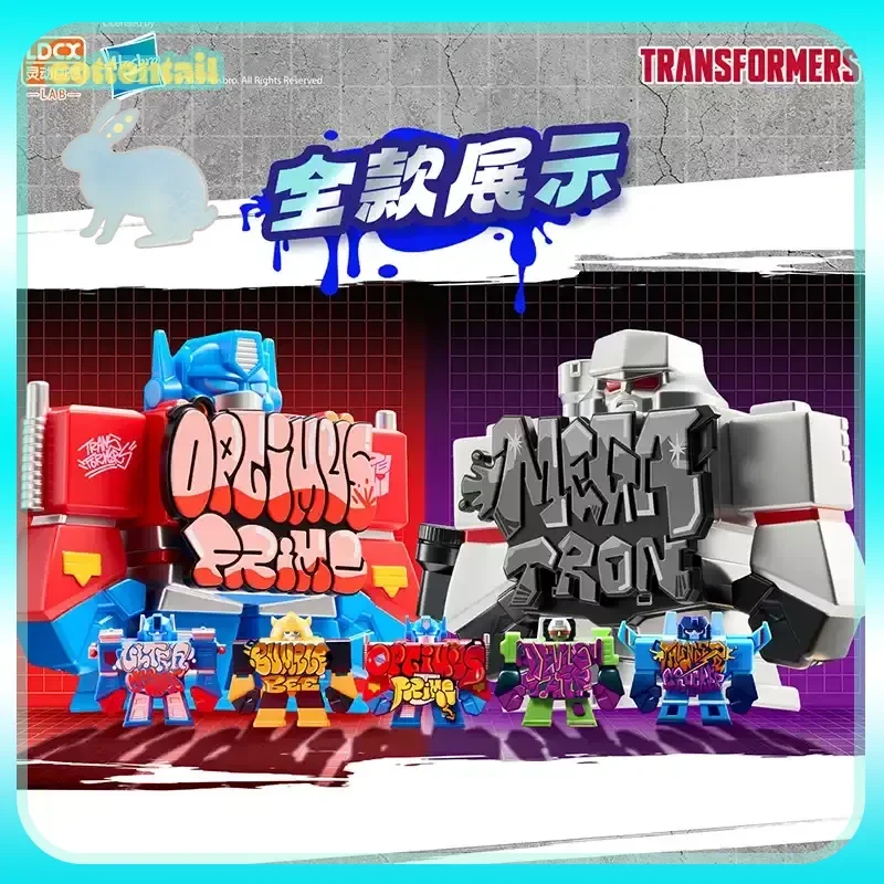 Фото Оригинальные фигурки Ldcx Artverse Transformers Energy Graffiti Vol.1 в слепых коробках: Оптимус Прайм, Бамблби. Коллекционные игрушки, украшения, подарки. №1