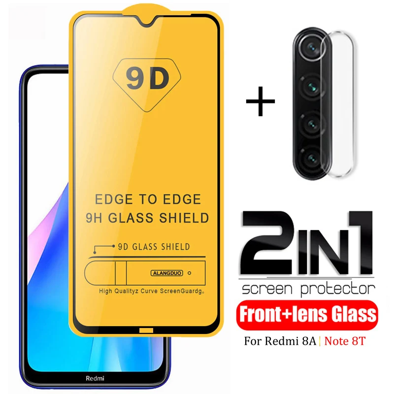 

FOR Tempered Glass For Xiaomi Redmi Note 8T 8 Pro Full Cover Lens Film Screen Protector For Redmi 8 8A Note 8 Pro 8 T Glass