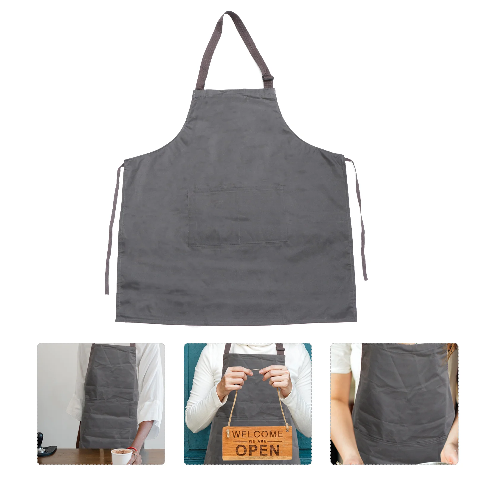 

Waterproof Apron Cook Apron Kitchen Apron Apron for Kitchen (Black)