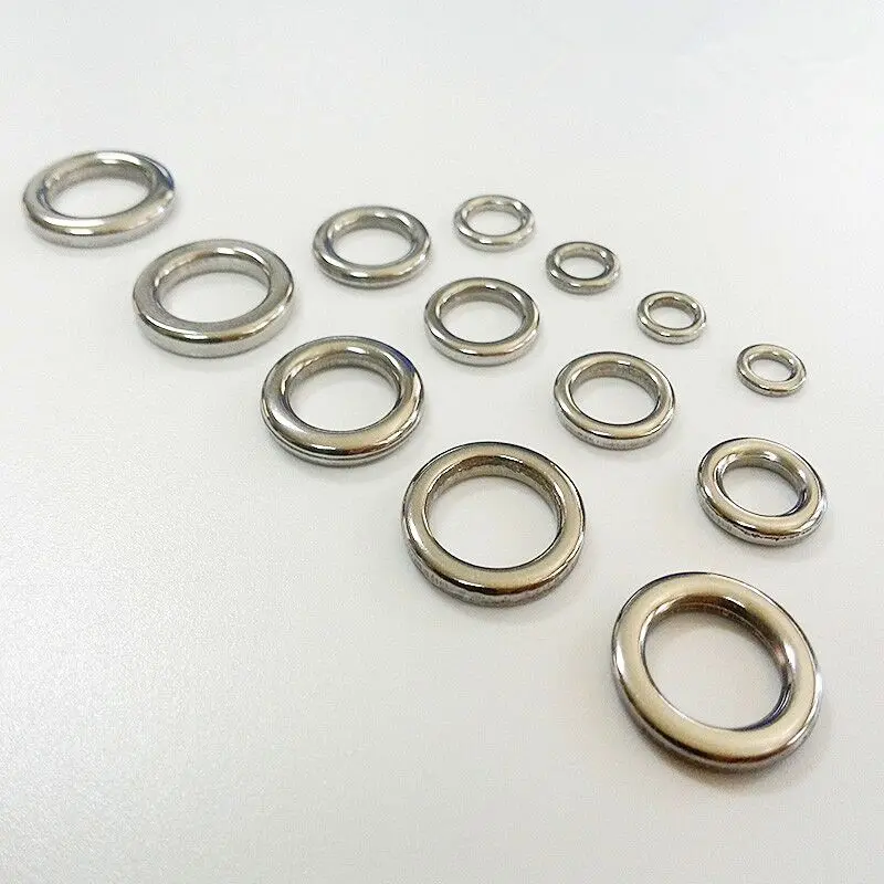 

50pcs Solid Stainless Ring