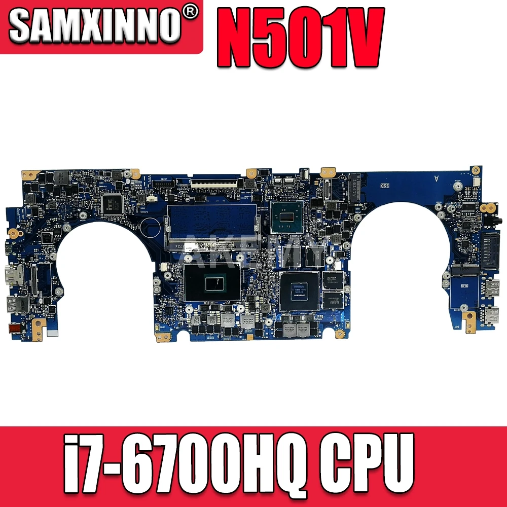 

G501VW motherboard For ASUS G501V UX501V UX501VW N501VW Laptop motherboard i7-6700HQ CPU 8G RAM with GTX960M GPU