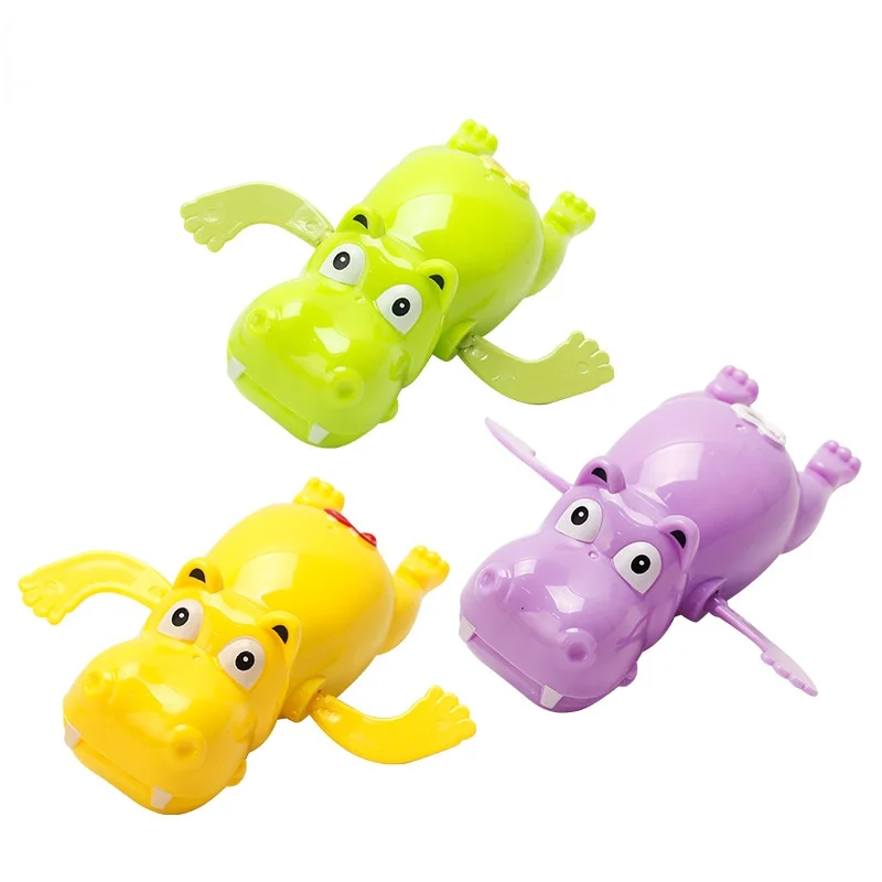 

1Pc Bath Toys Turtle Dolphin Baby Shower Baby Wind Up Swim Play Toy Swimming Pool Accessories Baby Play In Water Random Color
