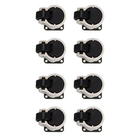 new 8 pcs retractable leveling casters industrial machine swivel caster castor wheel for office chair trolley 330 lbs
