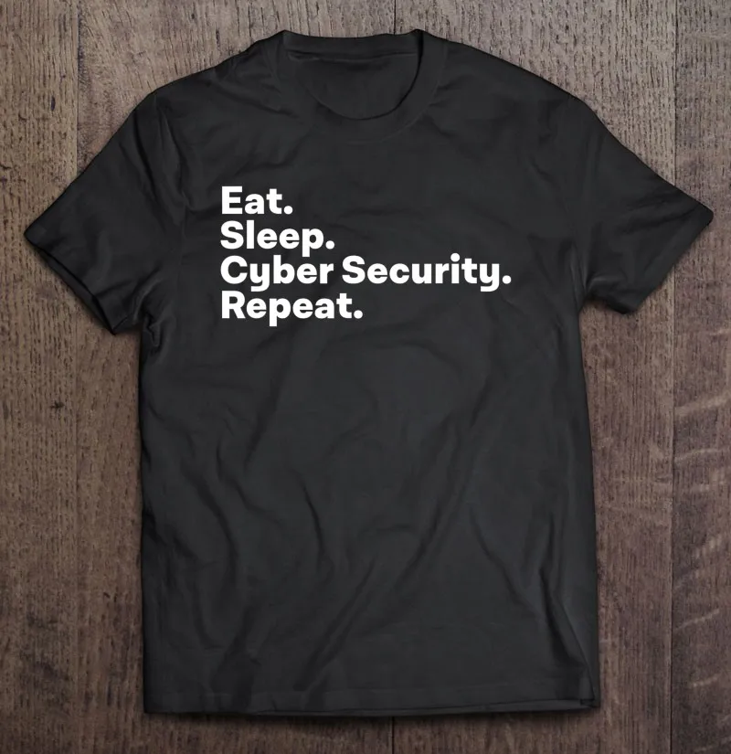 

Подарочные футболки Eat Sleep Cybersecurity для крупногабаритных аналогов, Мужская одежда, футболки для мужчин, винтажная блузка