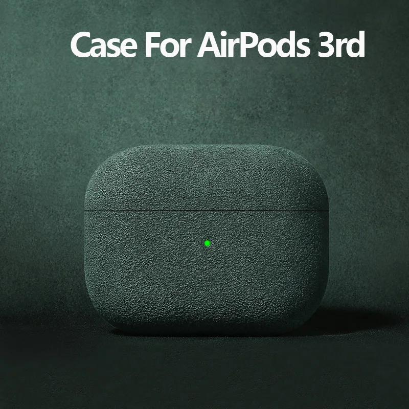 

Чехол для Apple AirPods 3, итальянская алькантара, роскошный кожаный защитный чехол для AirPods 3-го поколения 2021, чехол для наушников s