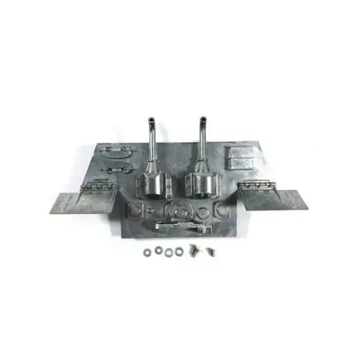 Модель MATO RC 1/16 King Tiger Tank 1228 металлическая задняя панель брызговик MT232 детали