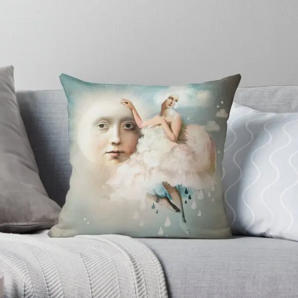 

No Rain Today Printing Throw Pillow Cover Sofa Car Comfort Wedding Soft Bedroom Bed Case Office Waist Home Pillows not include