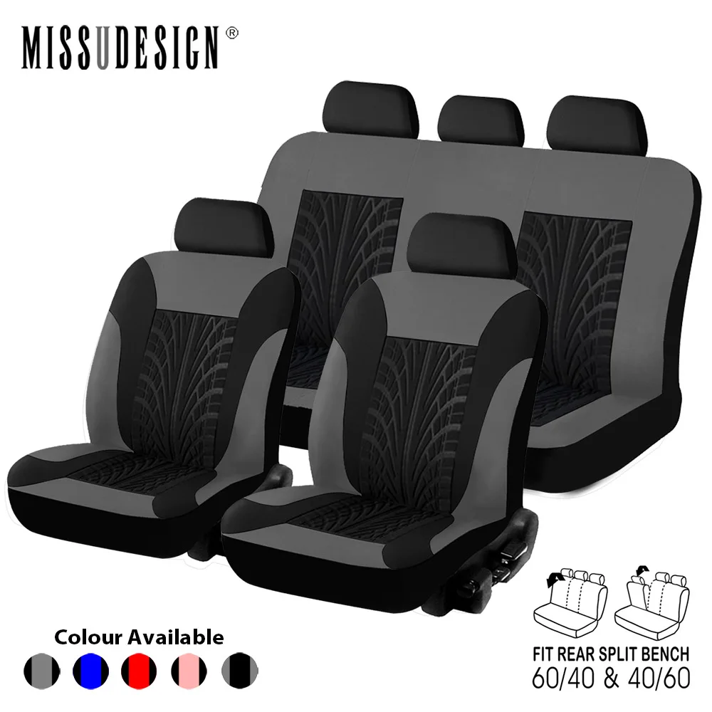 

Универсальный Полный комплект, модный рельефный дизайн шин, автомобильные аксессуары для интерьера, чехол для автомобильного сиденья