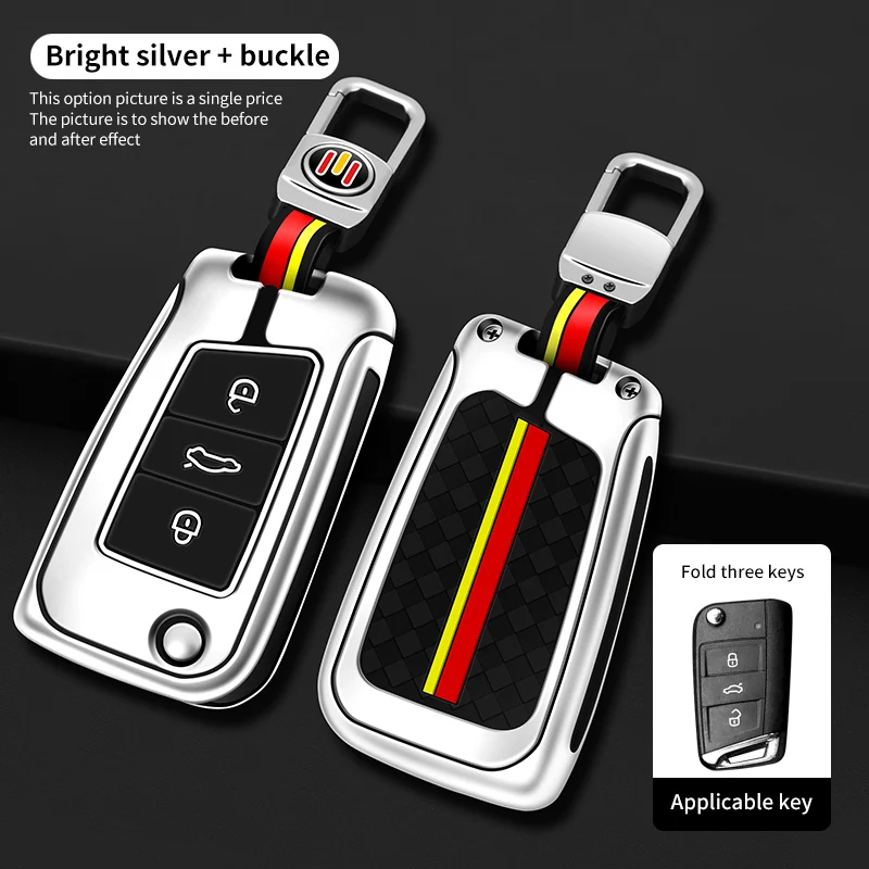 Чехол для автомобильного ключа VW Volkswagen Golf 7 MK7 Tiguan MK2 Skoda Octavia A7 Seat Tarraco Auto аксессуары