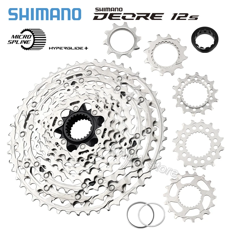 Кассета Shimano Deore CS-M6100 12S M6100 Звездочка с Micro Spline для горного велосипеда свободное