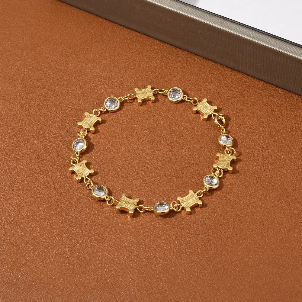 

European and American classic splicing chain bracelet