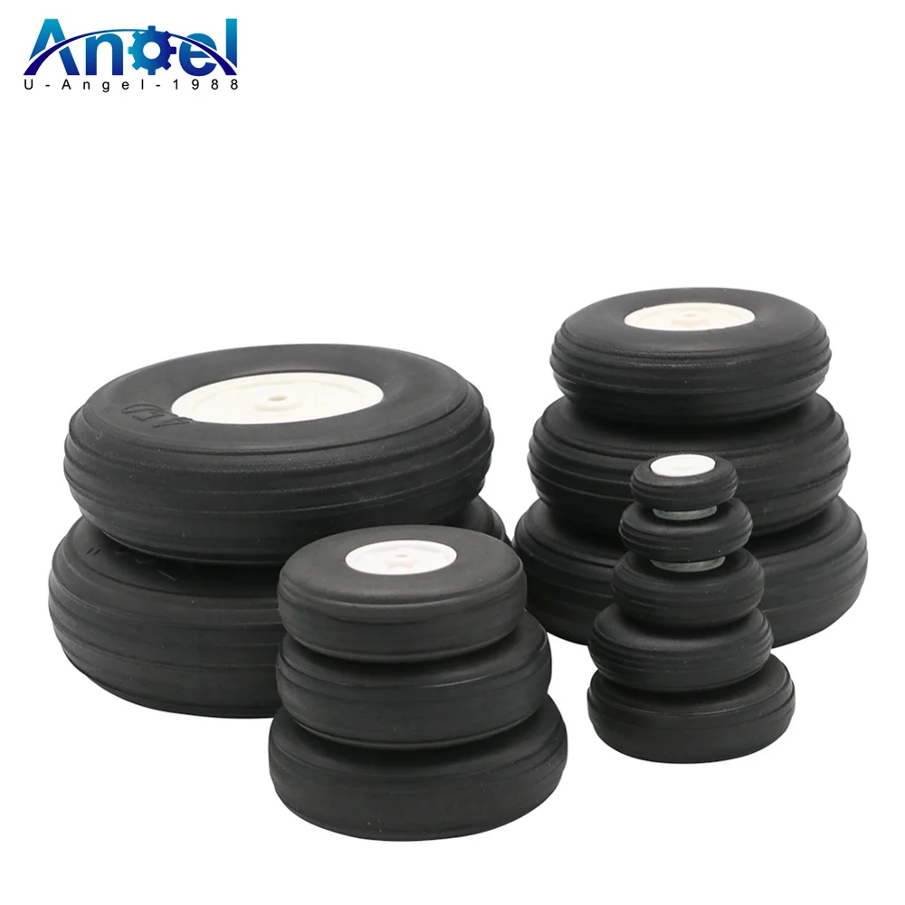 

2pcs/lot High Elastic Rubber Wheel for Rc Fixed-Wing Airplane(Diameter 25/32/45/50/55/64/70/76MM ) Can for DIY Robot Tires