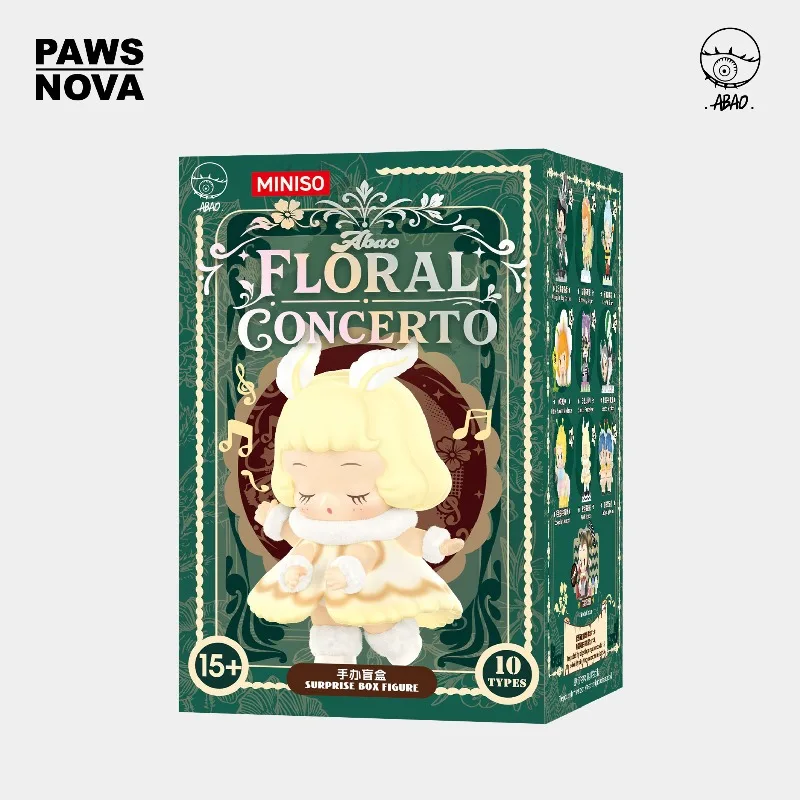 Коллекционная фигурка ABAO из серии Floral Concerto: модная, милая, для декора рабочего стола, подарок на день рождения, таинственная коробка-сюрприз (art.: 3920d901ea290) - 3920d901ea290