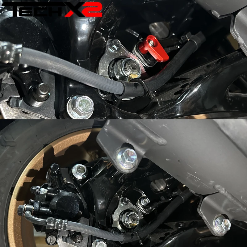 Фото Для YAMAHA NMAX 125 155 XMAX 300 250 125 TMAX 560 TMAX 530 DX SX Мотоцикл с ЧПУ Переднее колесо ABS Датчик Защитная крышка №2