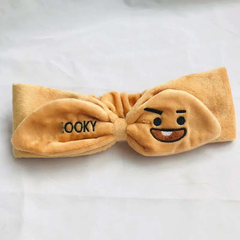 Новая Корейская милая мягкая флисовая головная повязка Kpop кораллового цвета для