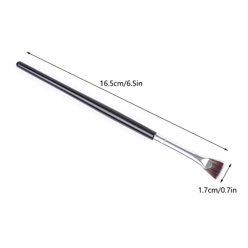 

1 шт. Мини Кисть для верхней и нижней туши для ресниц с плоским наконечником маленькая кисть для бровей с плоской головкой кисть для подсветк...