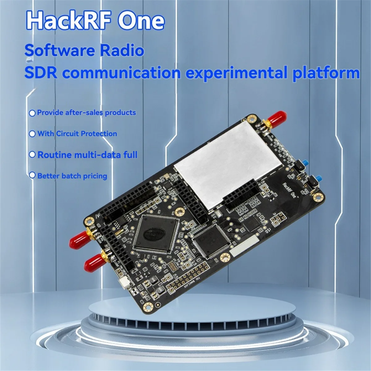 Для HackRF One 1 МГц-6 ГГц 10 дБм программно определяемая радиостанция SDR