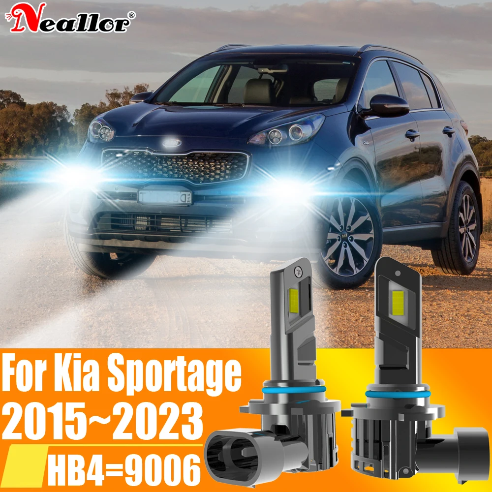 2 шт. Автомобильные светодиодные лампы HB4 9006 12 В 55 Вт