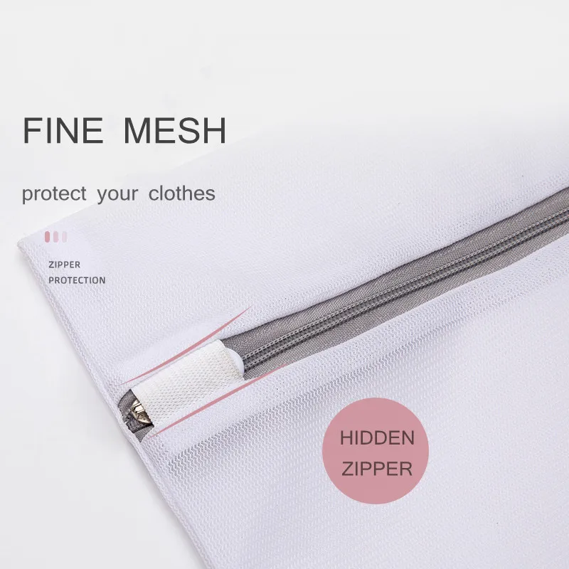 

Wholesale Polyester Net Fine Mesh Coarse Mesh Laundry Bag