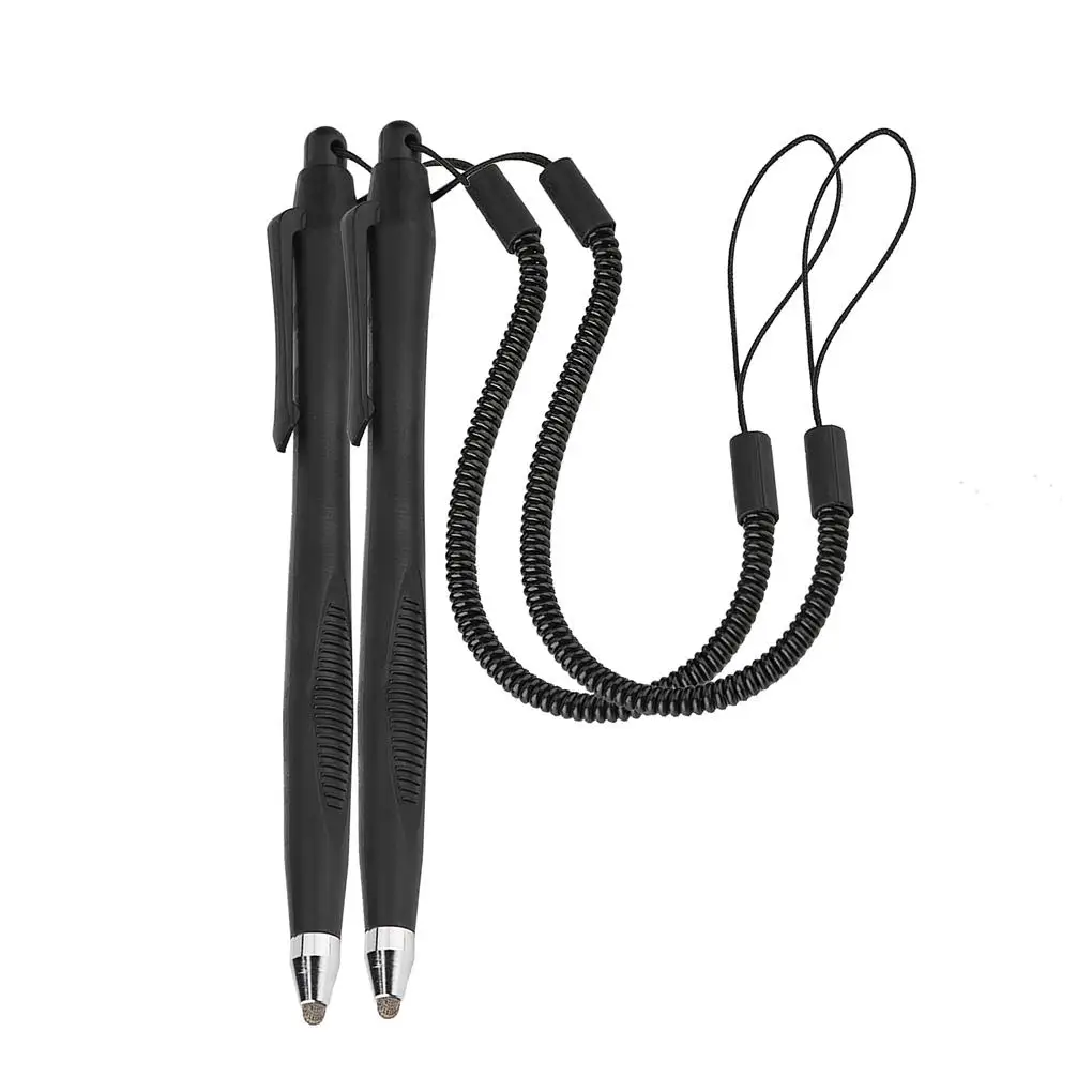 

Стилус, тонкие пластиковые емкостные Ручки с телескопическим шнурком, стилус для сенсорного экрана, для планшетов и компьютеров