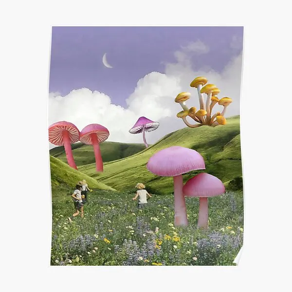

Fantastic Fungi Poster Wall Decoration Decor Print Modern Picture Vintage Painting Room Funny Art Mural Home No Frame