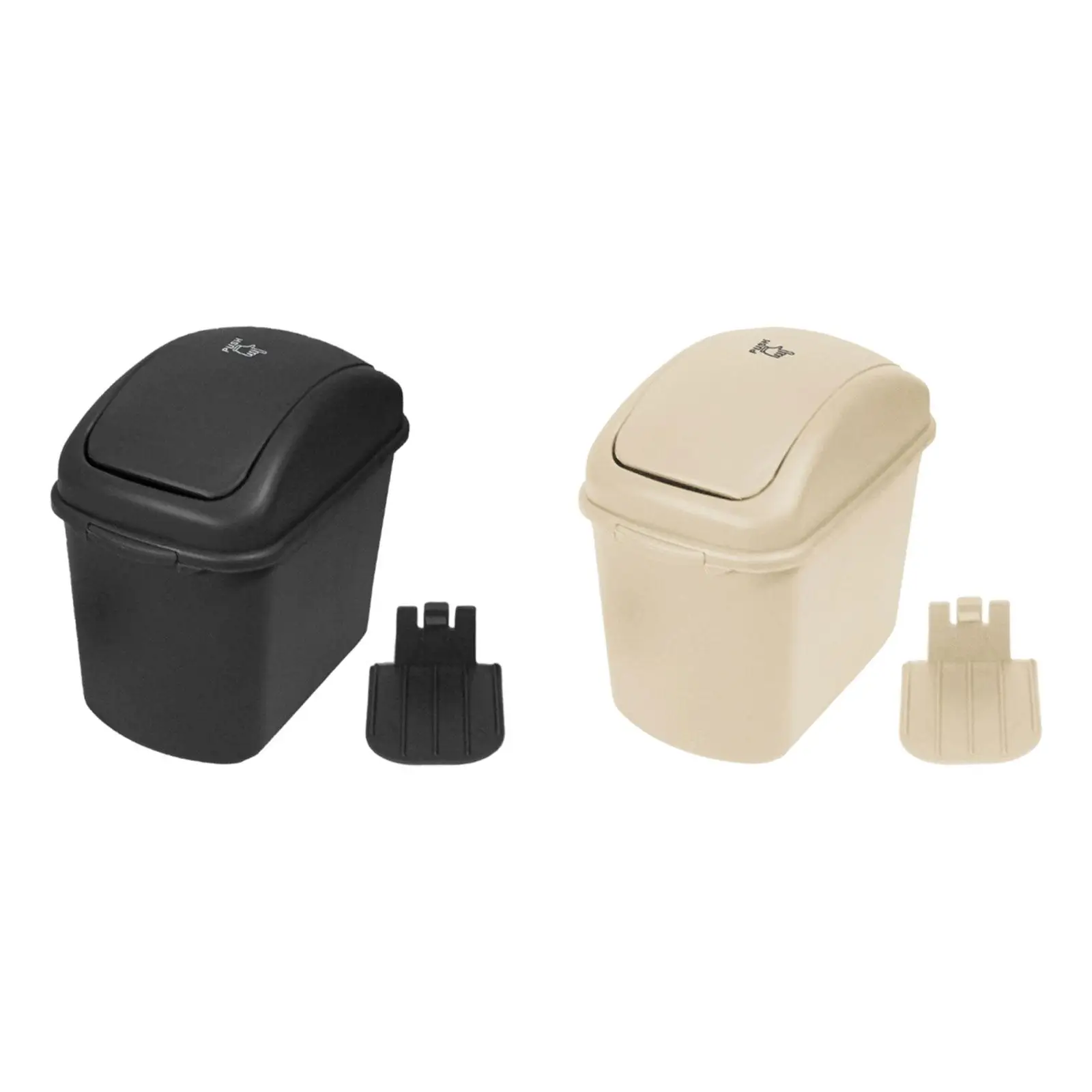 

Garbage Bin Storage Office Outdoor Dustbin Kitchen RV Car Trash Can with Lid