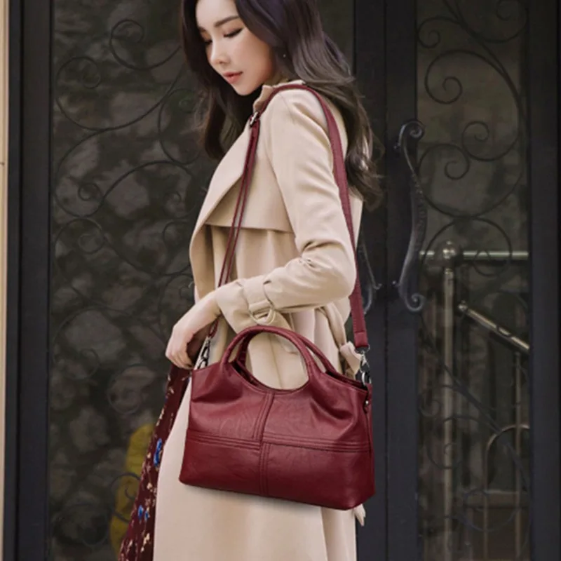 

Genuine Brand Soft Leather Handbags High Quality Women Bag Small Casual Female Messenger Shoulder Bag Ladies Crossbody Bag