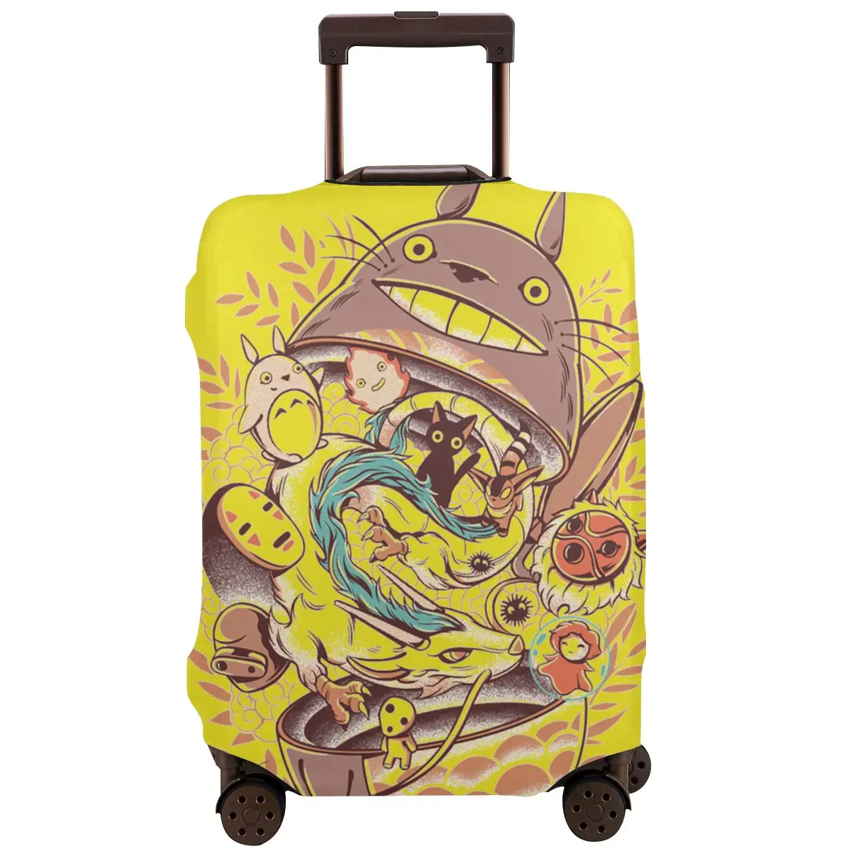 

Totoro Travel Suitcase Luggage Case Washable Luggage Protective Cover Elastic Dust Cover Accessories Baggage For 18''-32''