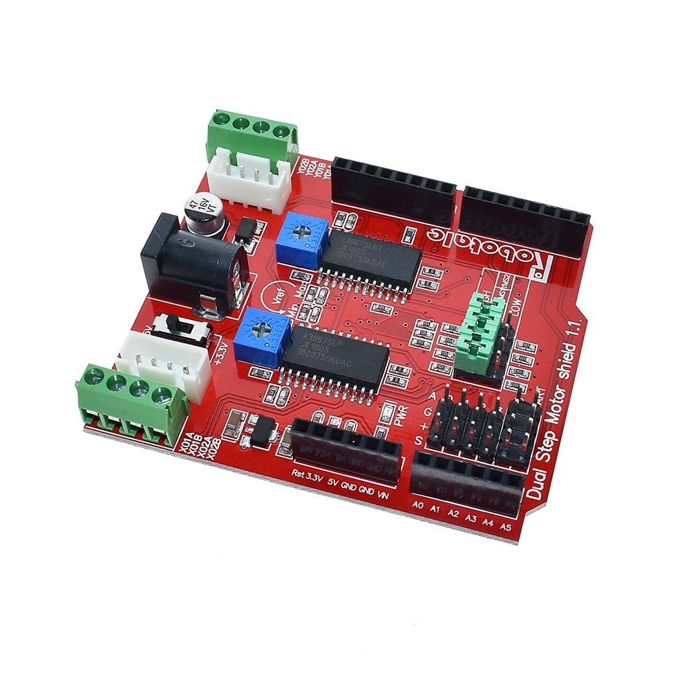 Двухканальный модуль защиты драйвера шагового двигателя с IO PWM CNC 3 В 5 в A3967