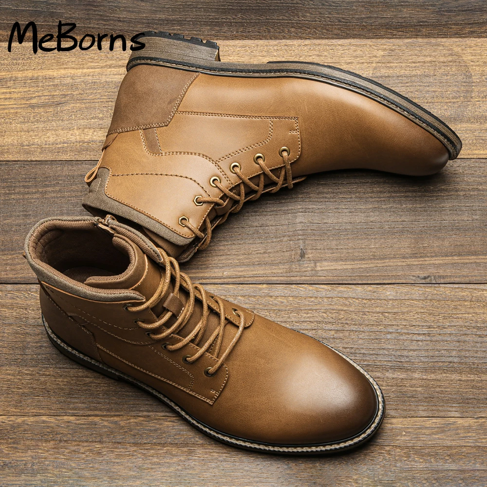 

Мужские ботильоны, размеры 7-13, кожаные ботинки для мужчин, 2022, походные ботинки, Брендовая обувь Wootten для мужчин