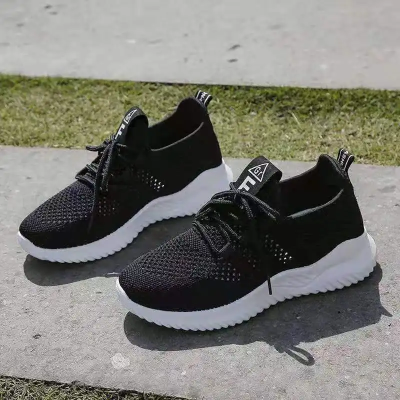 Women Running Sneakers Fashion Casual Flat Shoes female wedges Shoes Women summer Mesh Breathable woman vulcanize shoes