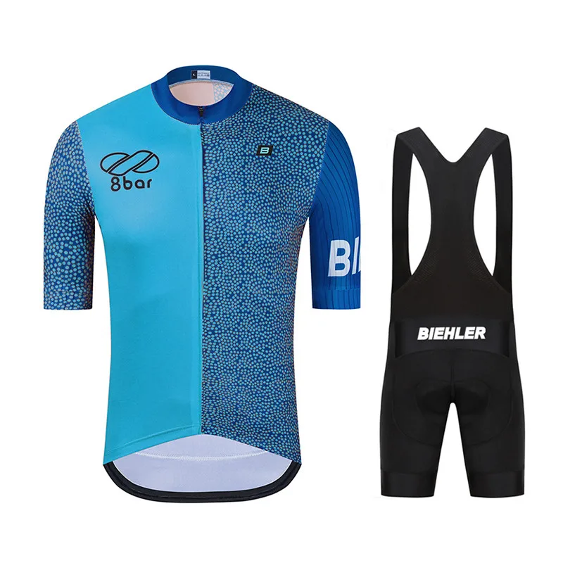 

BIEHLER Ropa de ciclismo 2023 Arrival Summer Men's Short Sleeve Cycling Shirt Triathlon Team MTB Mountain Race Cycling clothing