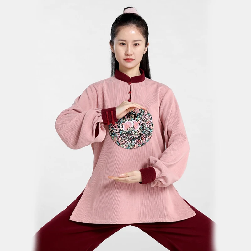 Kun Master Thicken новая тканевая униформа Тайчи зимний костюм для боевых искусств