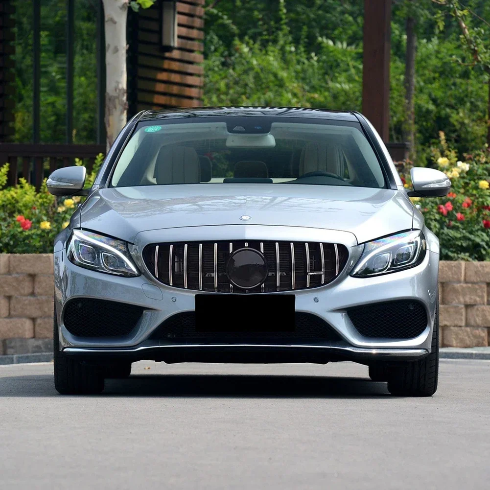 Передняя гоночная подтяжка лица верхний бампер решетка для Mercedes-Benz W205 C Class C200 C250