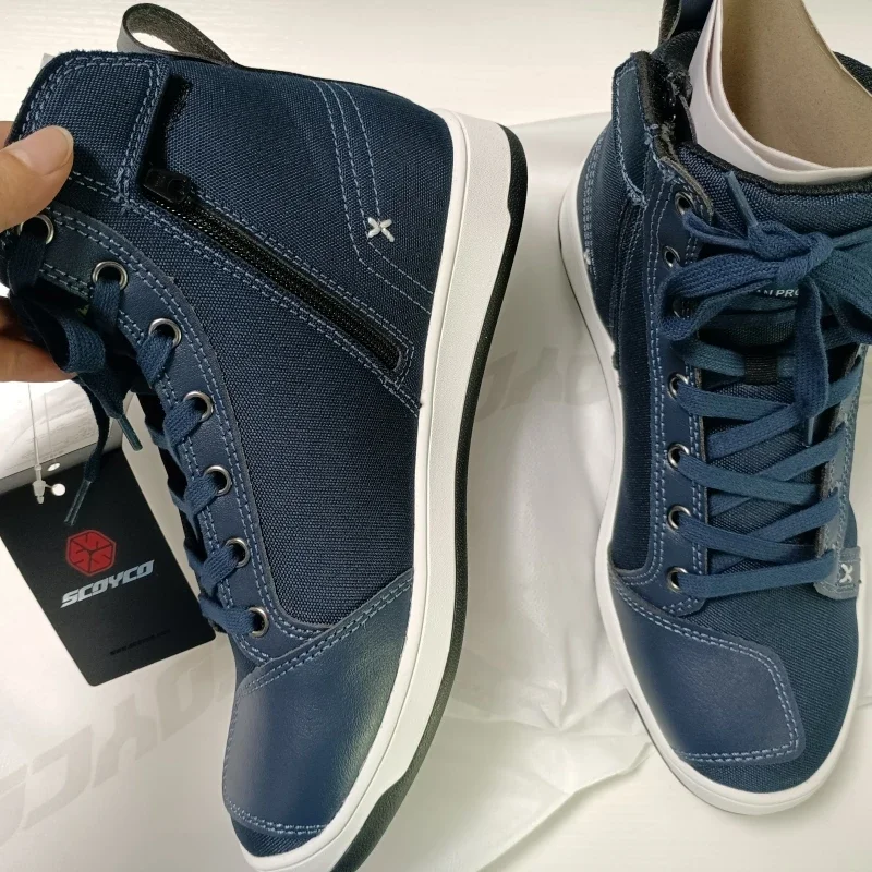 Новинка мотоциклетные ботинки SCOYCO для мужчин и женщин повседневная обувь